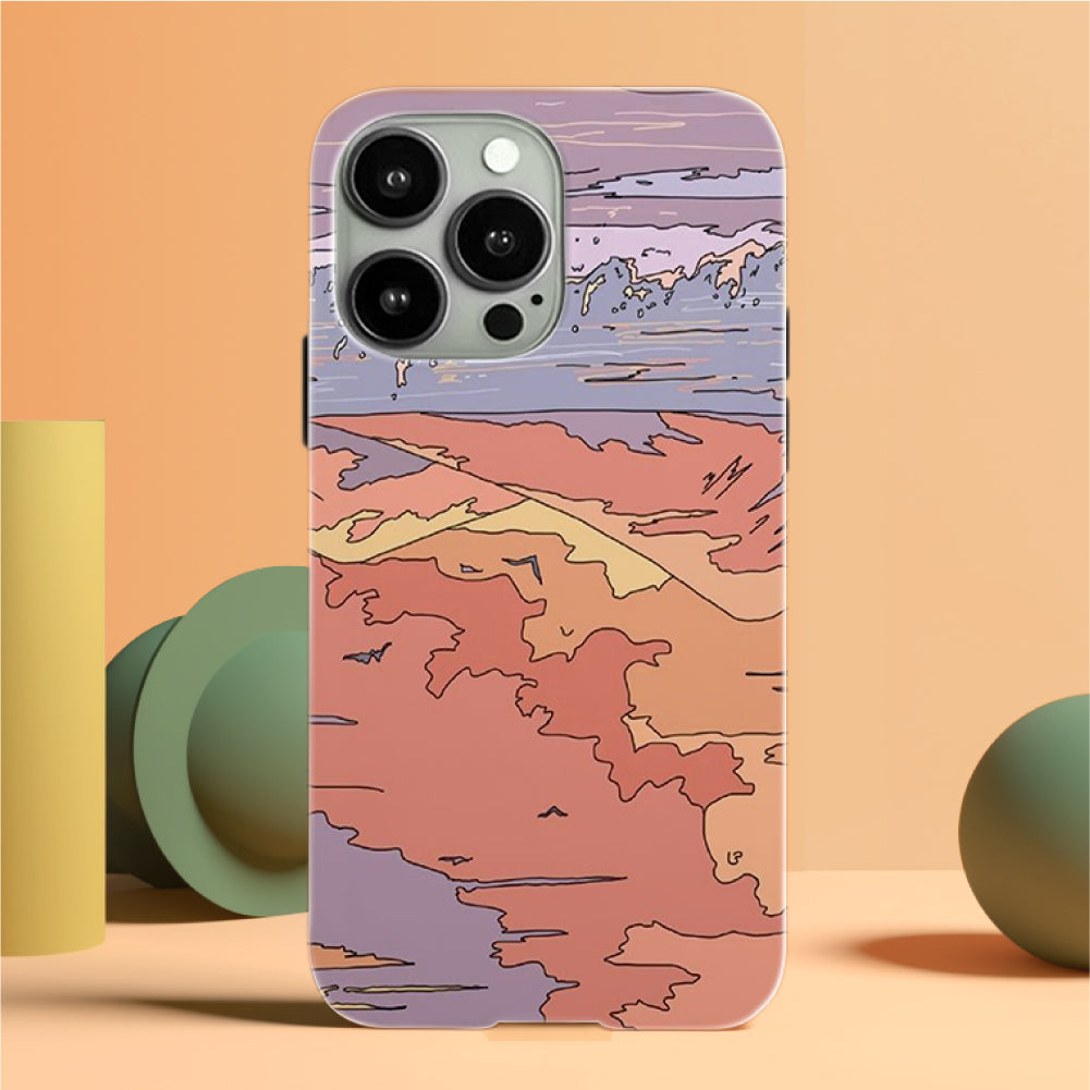 Crimson Vista iPhone Case