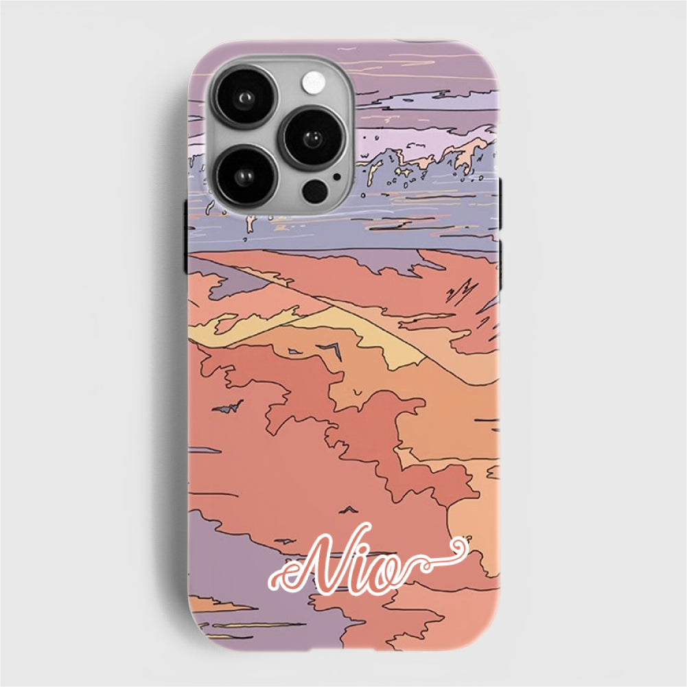 Crimson Vista iPhone Case