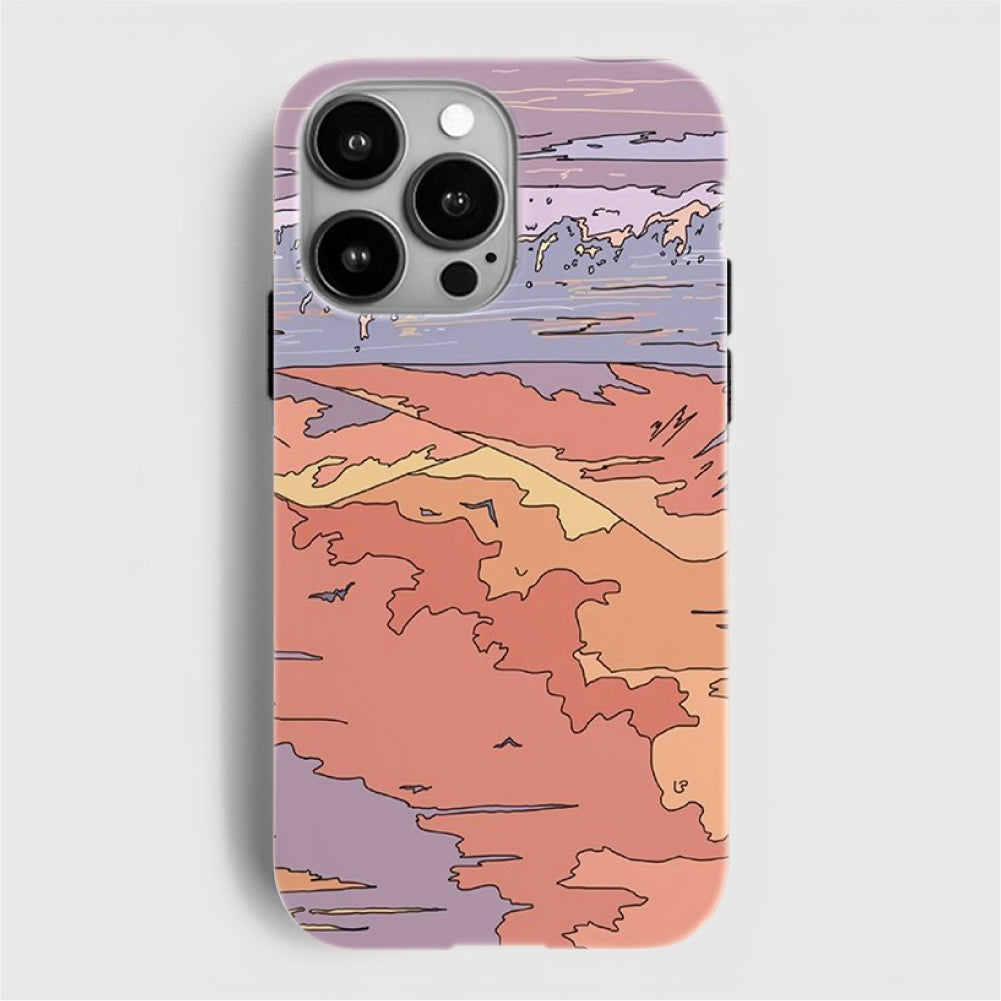 Crimson Vista iPhone Case