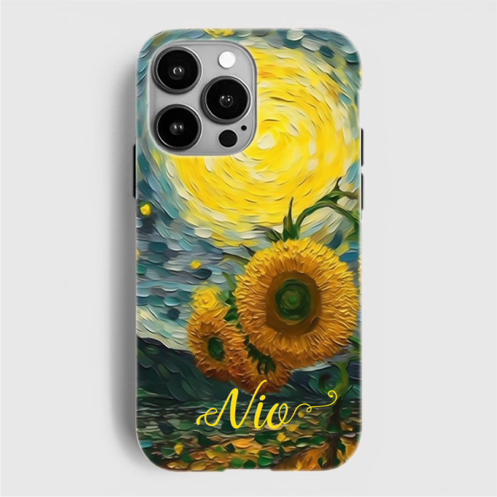 Sunflower Serenade iPhone Case
