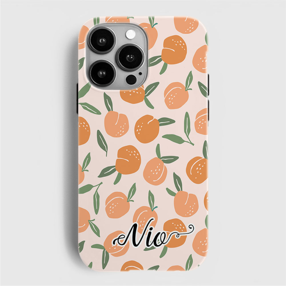 Peach Oasis iPhone Case