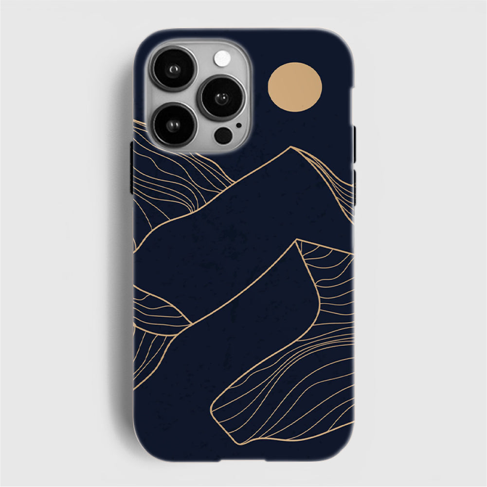 Aureate Peaks iPhone Case