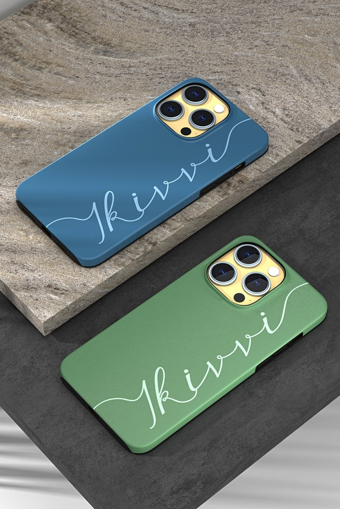 Solid Color iPhone Case - Navy