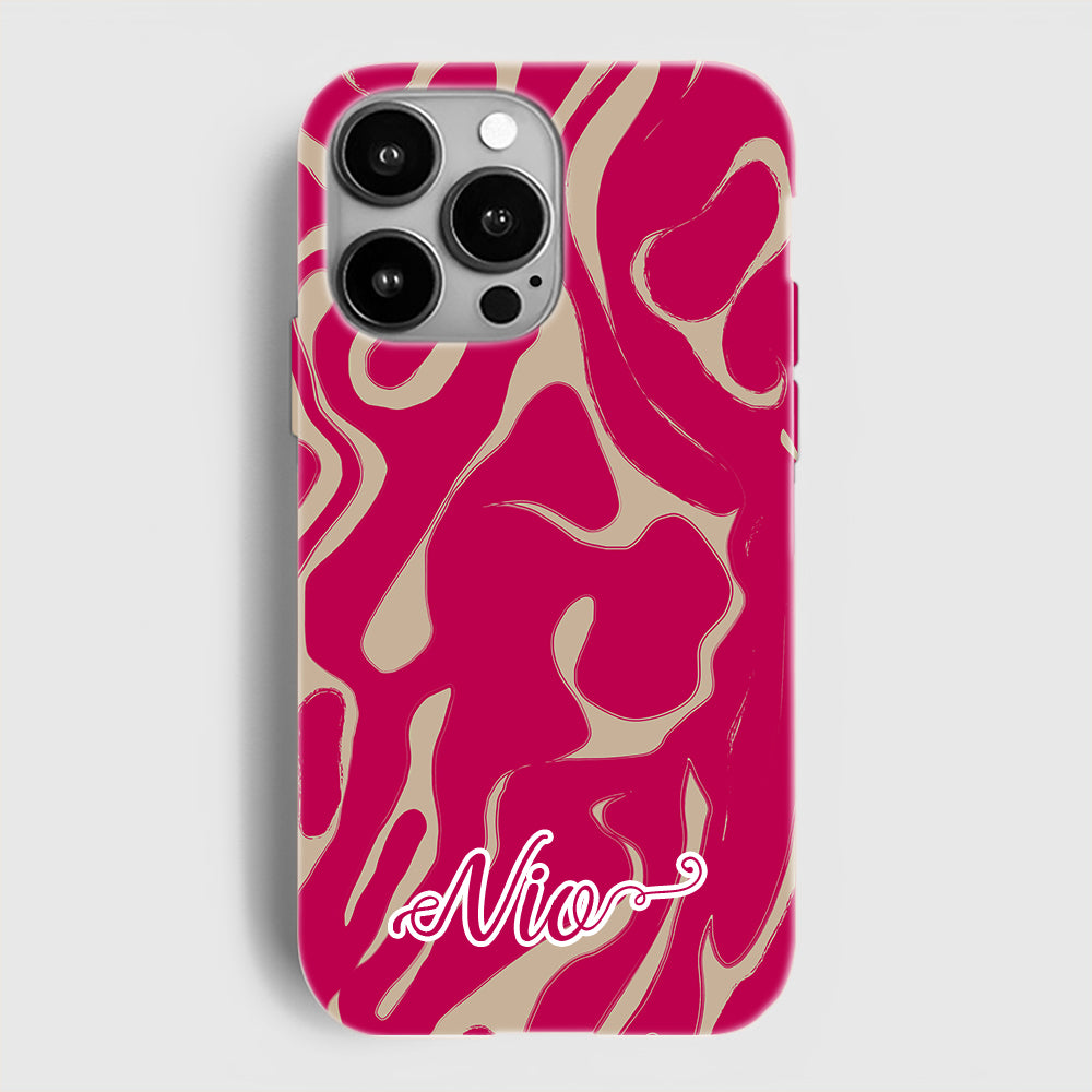 Magenta Mirage iPhone Case