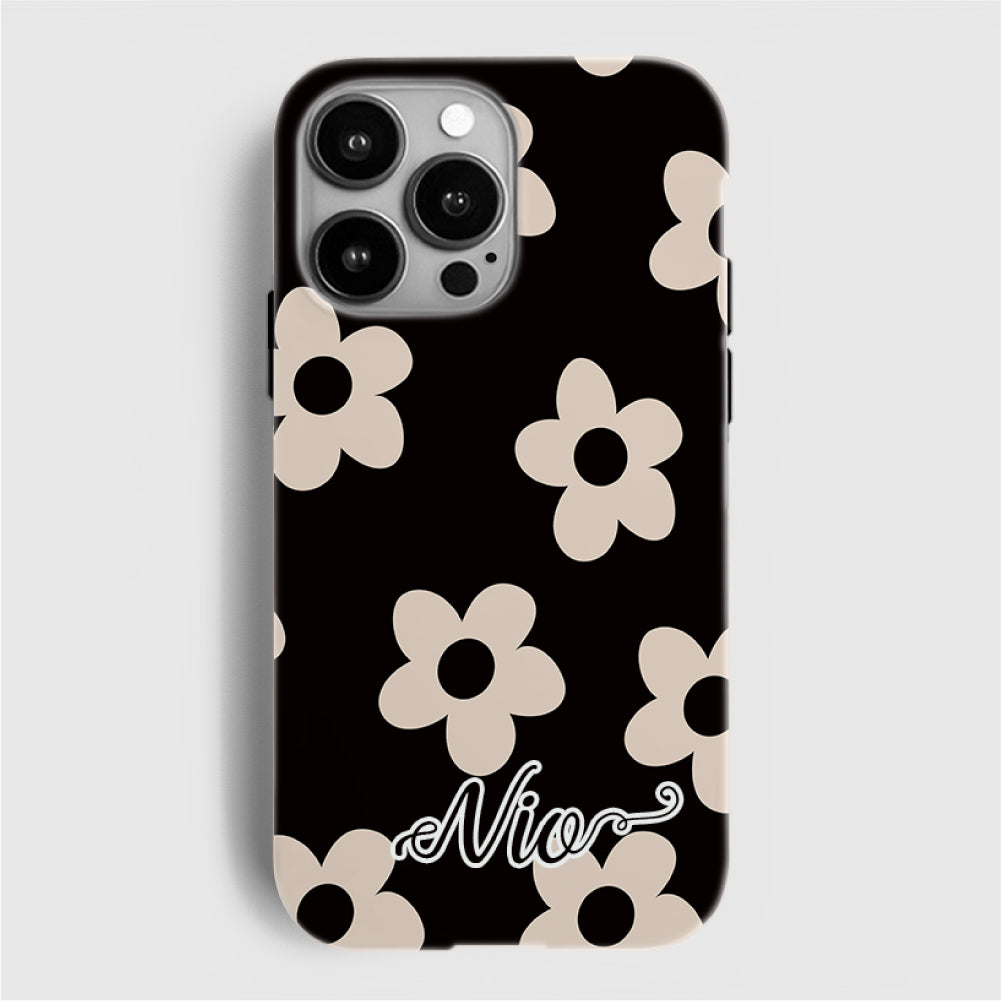 Midnight Flora Samsung Galaxy Phone Case