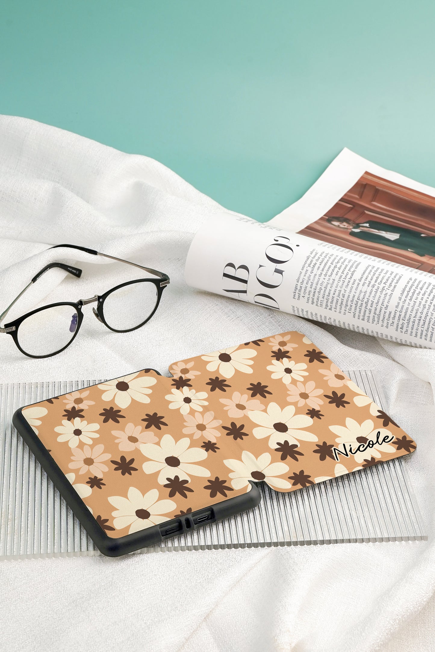 Whimsical Petals Kindle Case