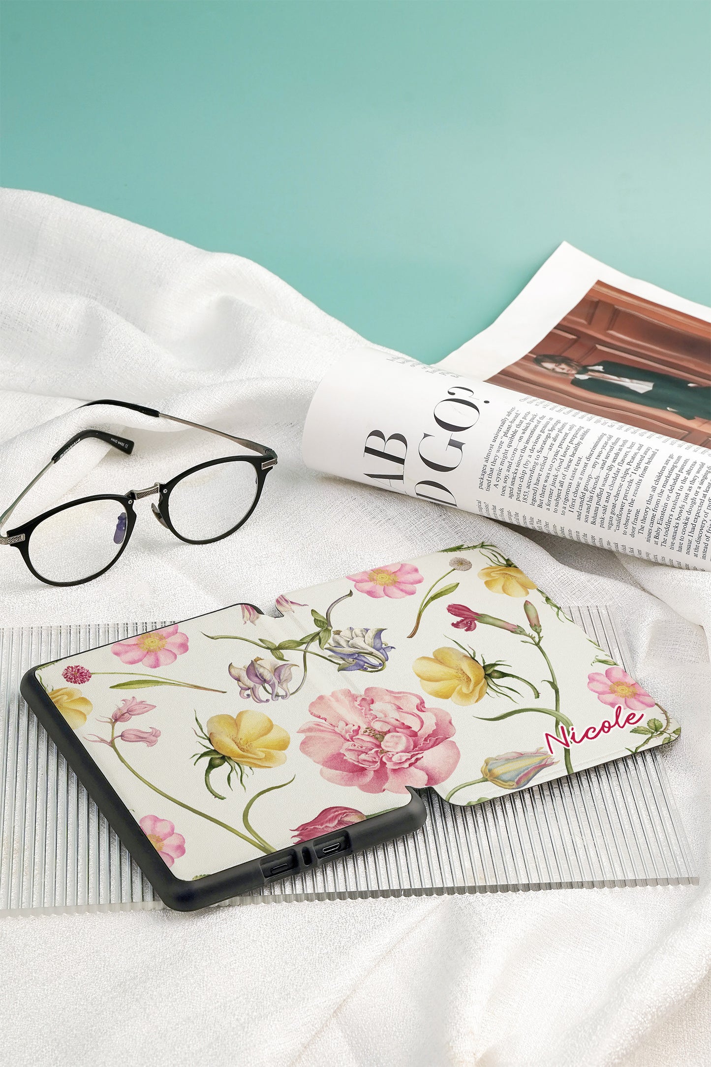 Serene Bloom Kindle Case