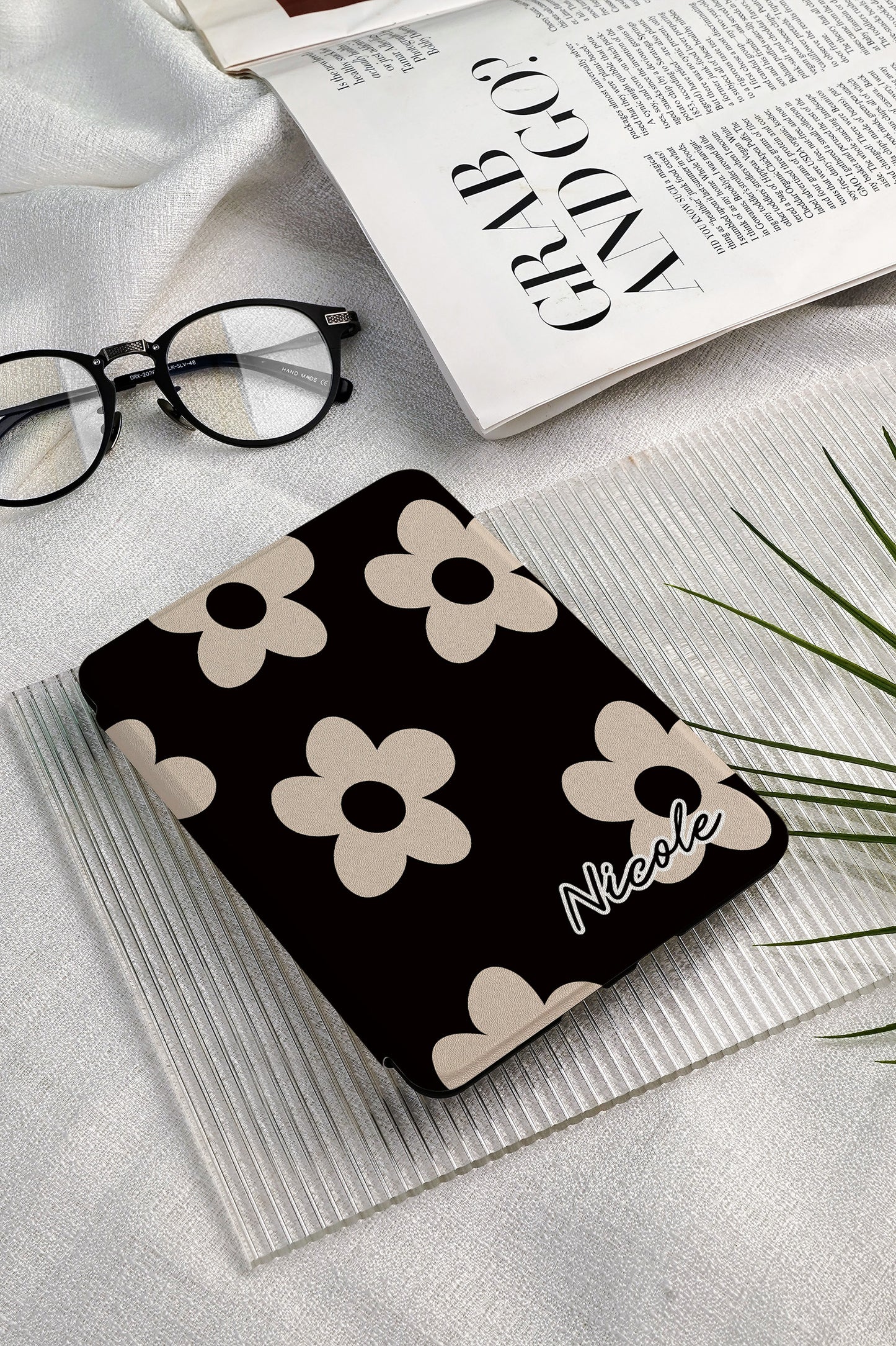 Midnight Flora Kindle Case