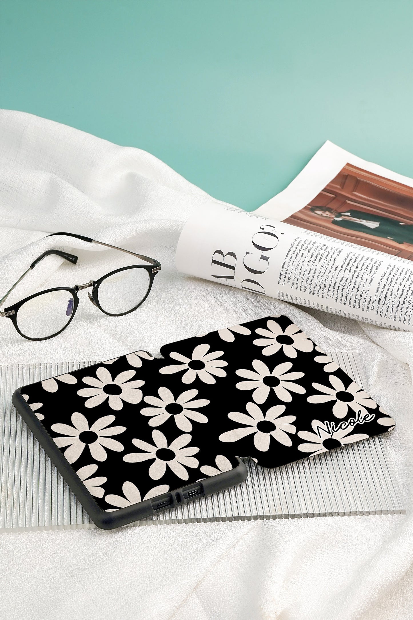 Inky Bloom Kindle Case