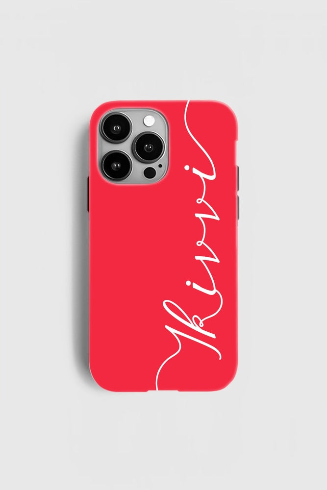 Solid Color iPhone Case - Red