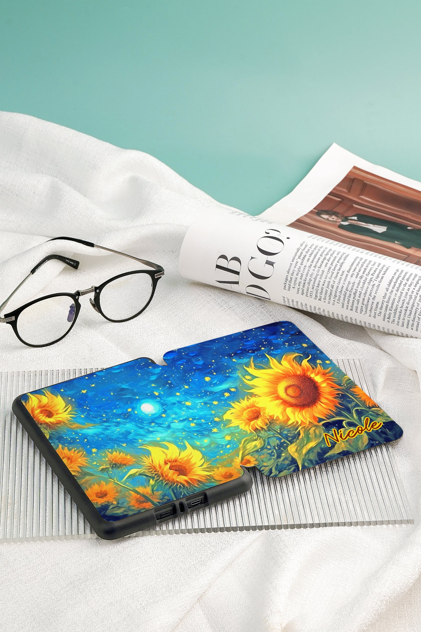 Sunflower Serenade Kindle Case - B